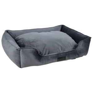 DISTRICT70 Pet Bed VELURO Grey L