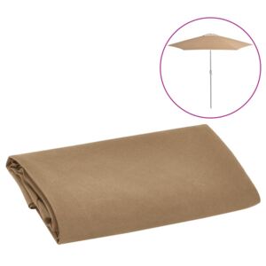 VidaXL Replacement Fabric for Outdoor Parasol Taupe 300 cm
