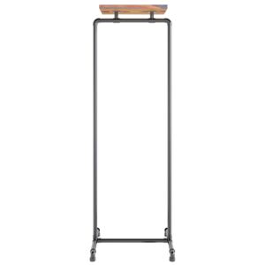 ZIITO WT - Clothes rack with top wooden shelf