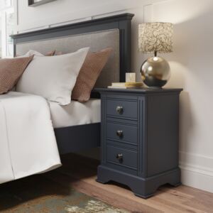 Banbury Midnight Grey Painted Large Bedside Table