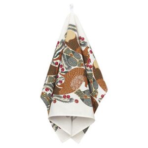 Ketunmarja Tea towel - / 47 x 70 cm by Marimekko Brown