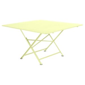 Cargo Foldable table - / 128 x 128 cm by Fermob Yellow