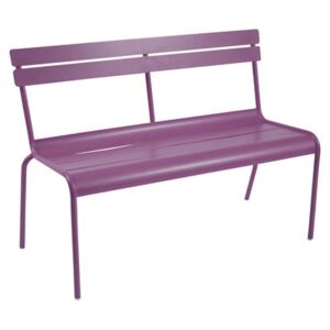 Luxembourg Bench with backrest - 2/3 seats by Fermob Purple