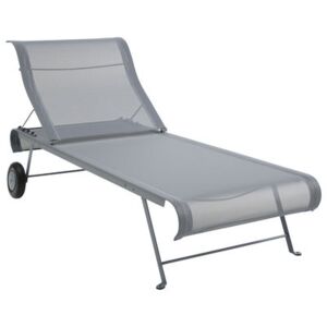 Dune Sun lounger by Fermob Grey