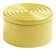 Round Box - / Ø 14 cm cm by & klevering Yellow