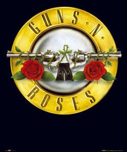 Poster Guns'n'Roses - logo, (61 x 91.5 cm)