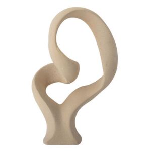 Sculpture - / Ceramic - H 40 cm by Bloomingville White/Beige