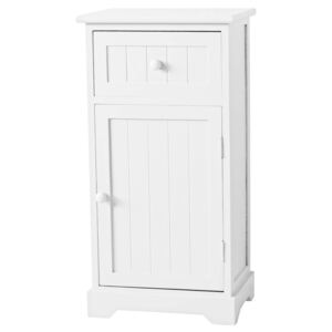 Classic One Drawer and One Door Unit - White