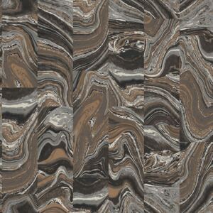 Organic Textures Agate Tile Black Wallpaper