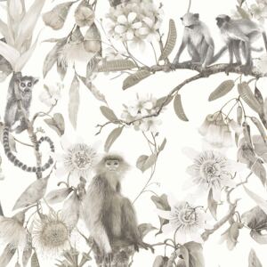 Organic Textures Lemur Beige Wallpaper