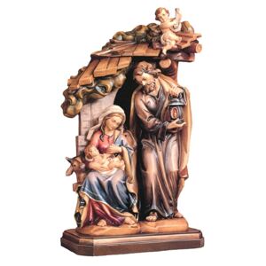 Holy Family Nativity Scene with Angel
