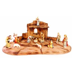 Romanesque Nativity Scene Set