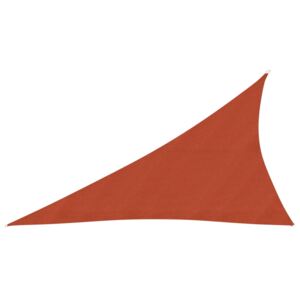Sunshade Sail 160 g/m² Terracotta 3x4x5 m HDPE