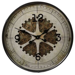 Gifts Amsterdam Wall Clock Radar Round Antique Grey 60cm