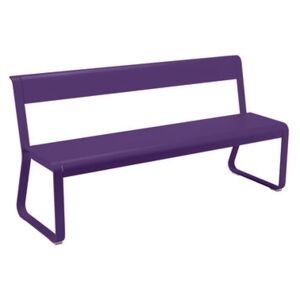 Bellevie Bench with backrest - L 161 cm / 4 persons by Fermob Purple