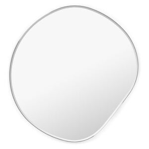 Pond XL Wall mirror - / 87 x 94 cm by Ferm Living Grey/Silver/Metal