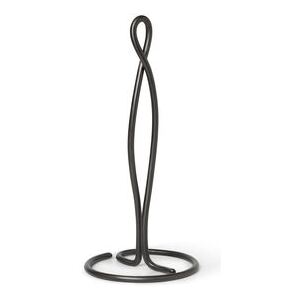 Curvature Kitchenroll holder - / Brass by Ferm Living Black