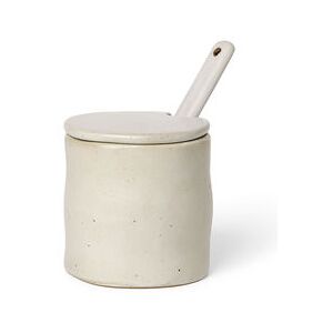 Flow Pot - / With spoon by Ferm Living White