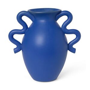 Verso Vase - / Ø 18 x H 27 cm by Ferm Living Blue