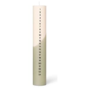 Candle - / Advent calendar candle - H 30 cm by Ferm Living Green