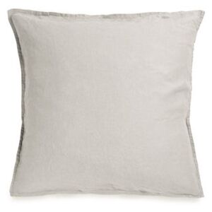 Pillowcase 65 x 65 cm - / 65 x 65 cm - Washed linen by Au Printemps Paris Beige