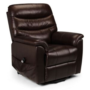 Pulami Leather Rise & Recline Chair - Dual Motor