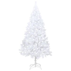 Artificial Christmas Tree with LEDs&Thick Branches White 120 cm