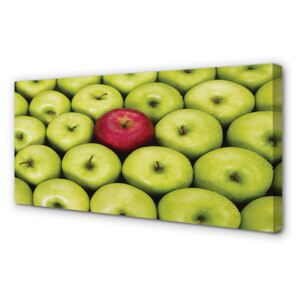 Canvas print The green and red apples 100x50 cm