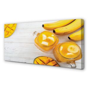 Canvas print Smoothie mango banana 100x50 cm
