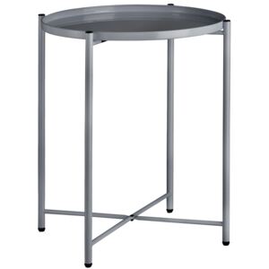 Tectake 404186 bedside table chester - dark grey