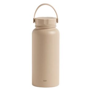 Mono Thermal Insulated flask - / 0.6 L - Steel by Hay Brown/Beige