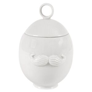 Reversible Sugar bowl - With lid by Jonathan Adler White