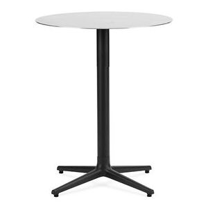 Allez 4L OUTDOOR Round table - / Ø 60 cm - Steel by Normann Copenhagen Grey/Silver/Metal