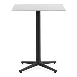Allez 4L OUTDOOR Square table - / 60 x 60 cm - Steel by Normann Copenhagen Grey/Silver/Metal