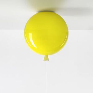 Memory Medium Ceiling light - / Ø 30 cm - Glass by Brokis Yellow