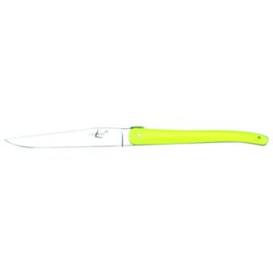 Table knife by Forge de Laguiole Yellow/Green
