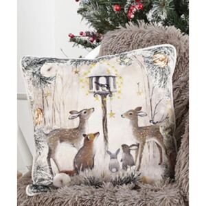 Damart Pack of 2 woodland cushion covers