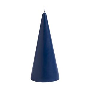 Cone Medium Candle - / Ø 8.5 x H 20.5 cm by & klevering Blue