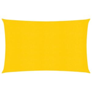VidaXL Sunshade Sail 160 g/m² Yellow 2x4 m HDPE
