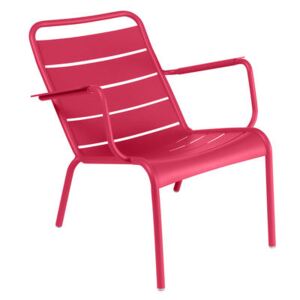 Luxembourg Low armchair - / Aluminium by Fermob Pink