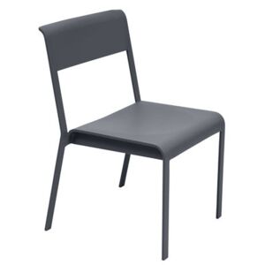 Bellevie Stacking chair - Metal by Fermob Grey/Black