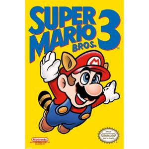 Poster Super Mario Bros. 3 - NES Cover, (61 x 91.5 cm)