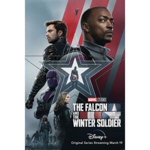 Poster The Falcon and the Winter Soldier - Stars and Stripes, (61 x 91.5 cm)
