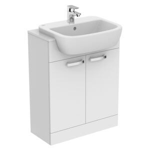 Ideal Standard Tempo 55cm Semi-Countertop Basin Unit - Gloss White