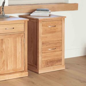Solid Oak Filing Cabinet, 3 Drawers | Mobel Oak