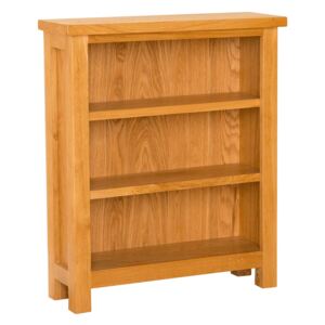Newlyn Oak Small | Low Bookcase, Solid Wood, W: 70cm | Light Oak