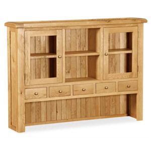 Zelah Oak Kitchen Dresser Hutch | Roseland Furniture