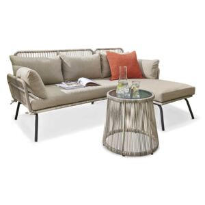 Roma Chaise Set with Table | Garden Chair & Table Set | Roseland Furniture