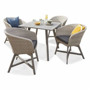 Chatsworth Rattan 4 Seat Dining Set | Garden Chair & Table Set | Roseland Furniture