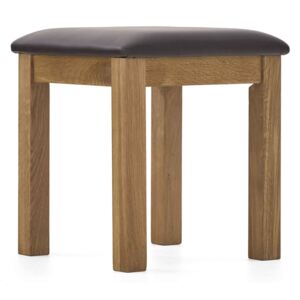 Zelah Oak Dressing Table Stool | Roseland Furniture
